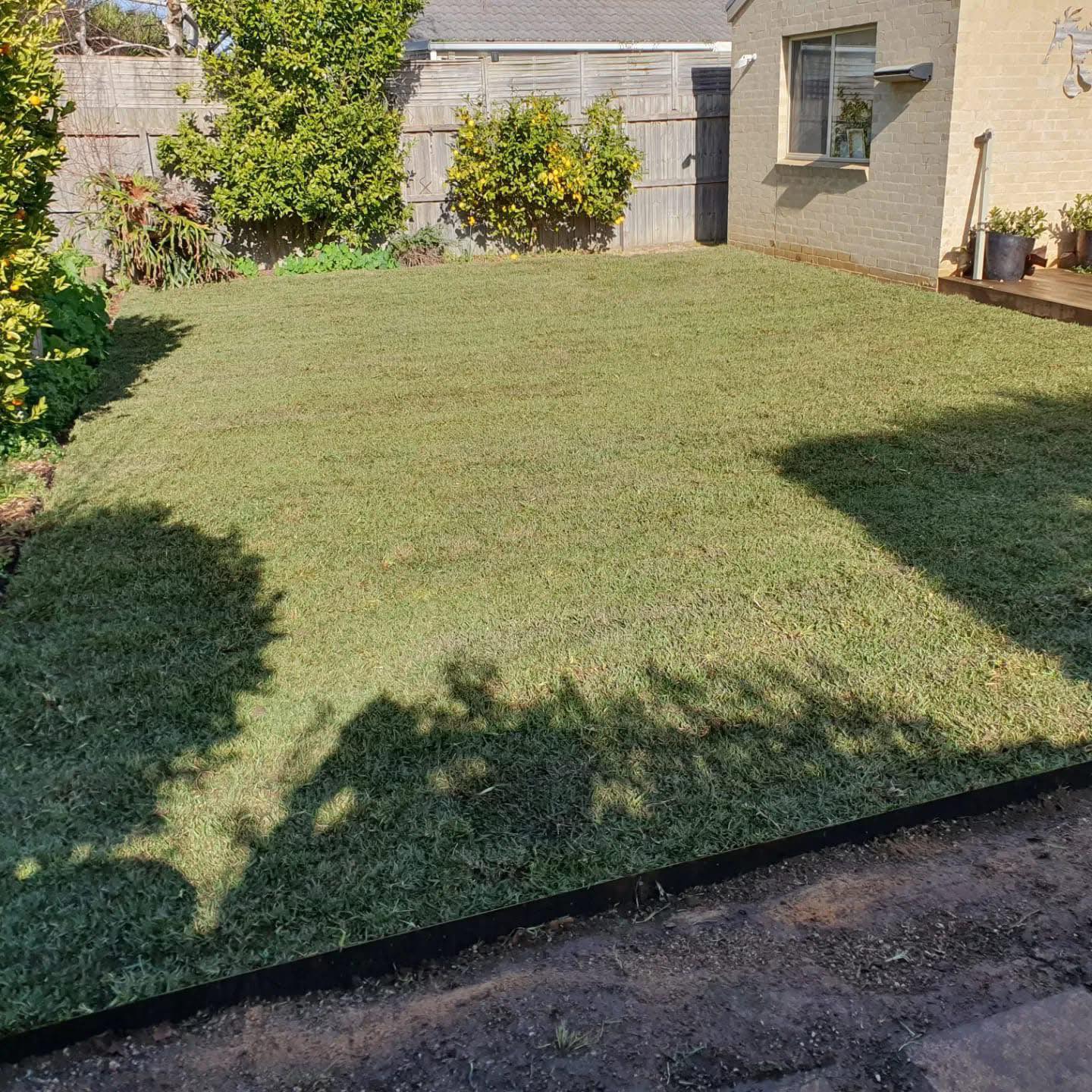 Landscaping and turf installation
