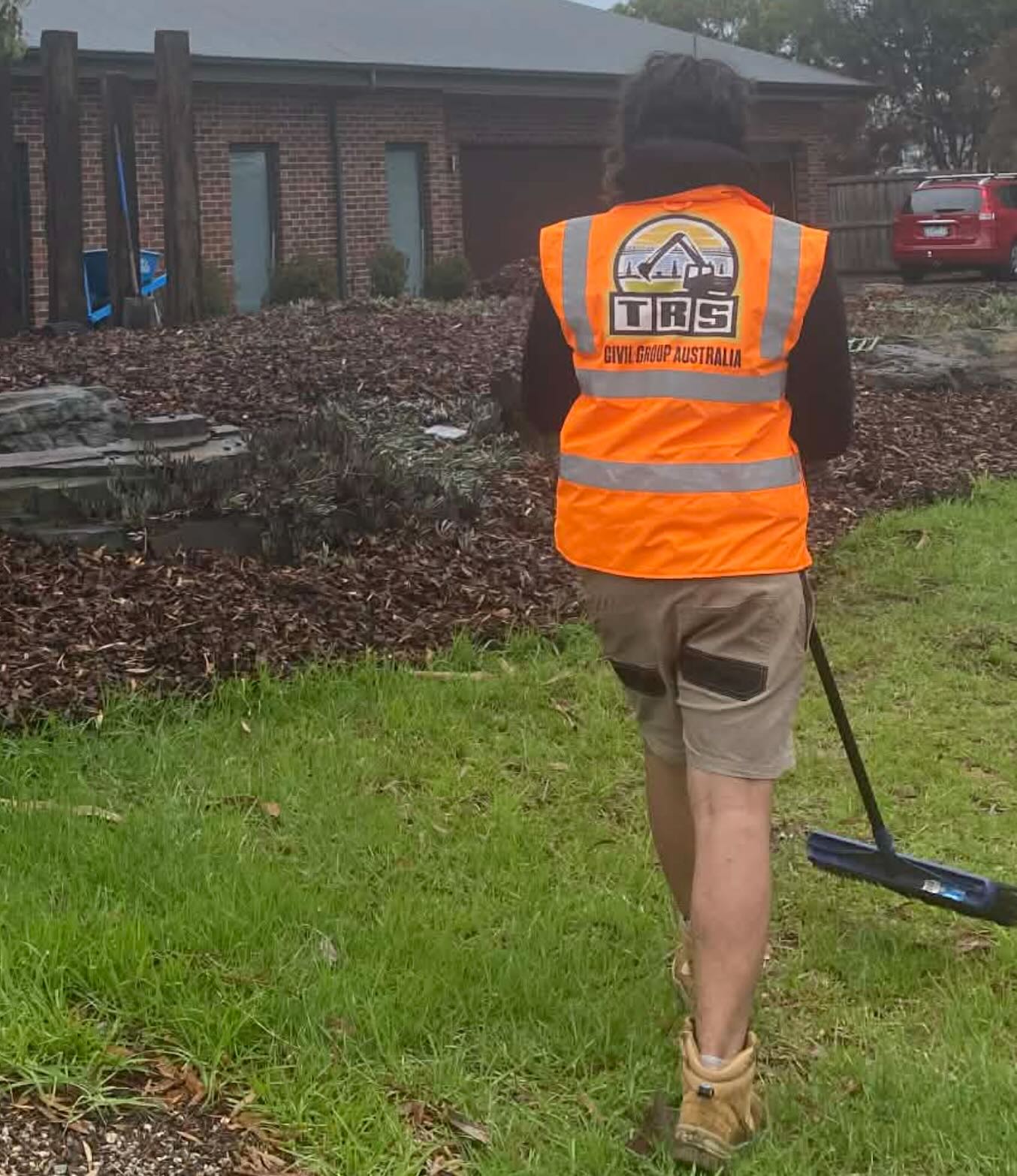 TRS Civil Group team member on site